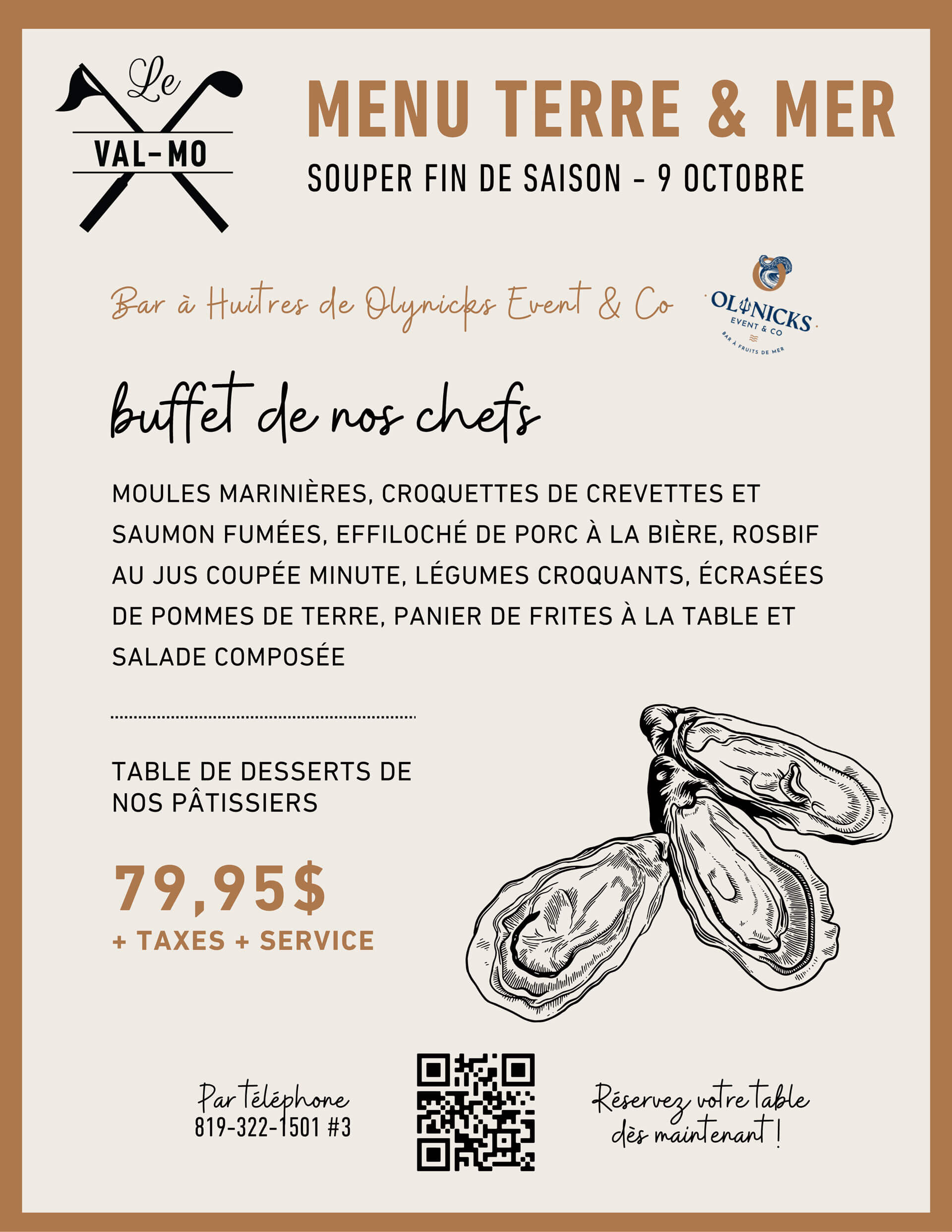 menu terre mer octobre